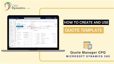 Quote Manager CPQ for Microsoft Dynamics 365.